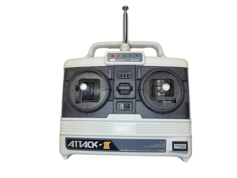 Futaba Attack-II FP-T2V - 2-Channel Radio Control System 75.530MHz w/ Receiver
