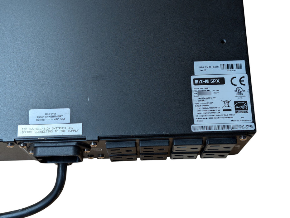 Eaton 5PX 1500 5PX1500RT - 1440VA 1440W 2U Rackmount UPS READ