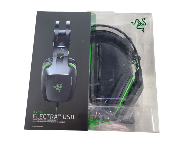 Razer Electra V2 USB Digital Gaming and Music Headset, Black !