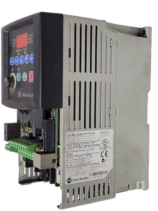 Allen Bradley 22B-E1P7N104 Ac Drive, READ _