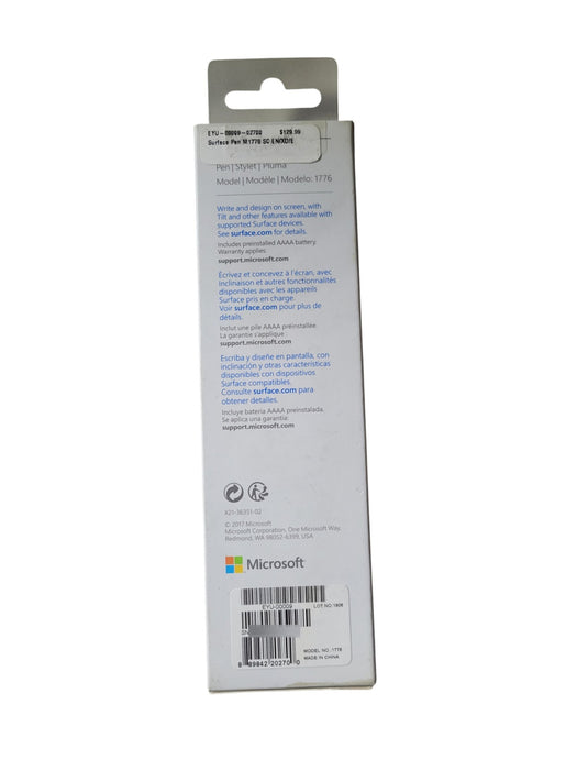 Microsoft Surface Pen 1776 - Platinum Stylus
