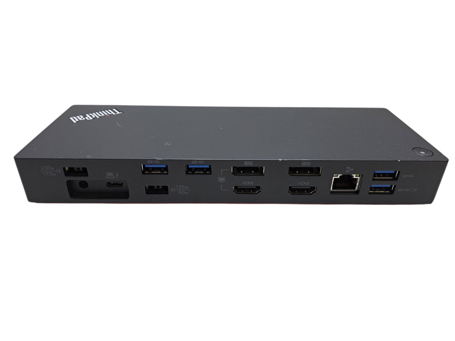 Lenovo ThinkPad Thunderbolt 3 Workstation Dock Gen 2 40AN with 135W AC Adapter