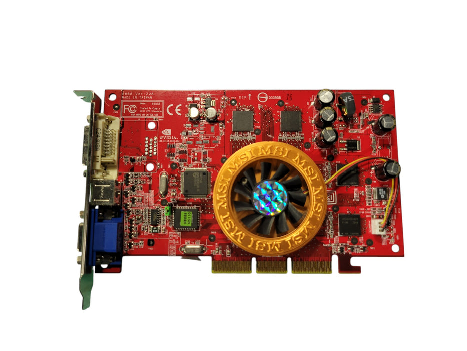 MSI MS-8888 GeForce4 MX440-VTD8X AGP Graphics Card