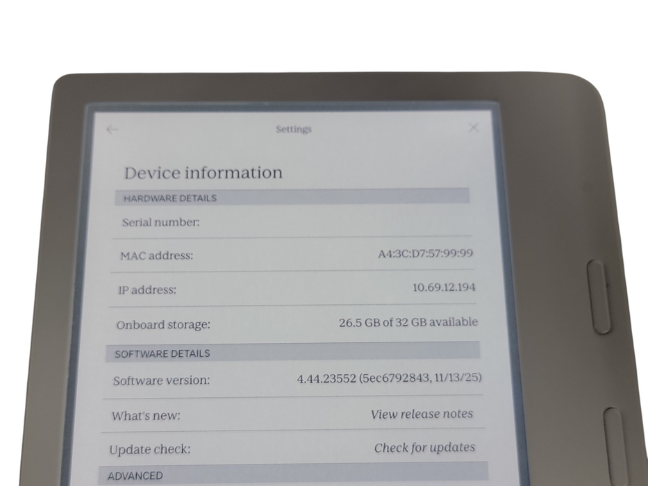 Kobo Libra Colour - 32GB - White [N428]