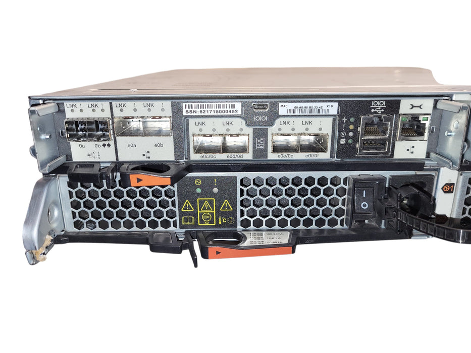 NetApp NAJ-1501 24-Bay 2.5" Storage Shelf 2x Controller 2x PSU