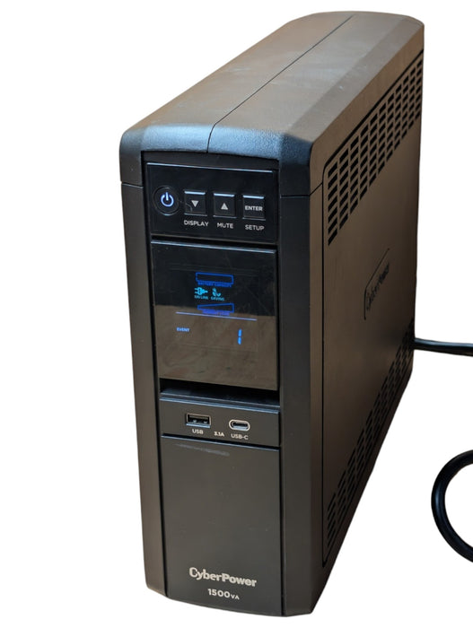 CyberPower CP1500PFCLCDa - 1500VA 1000W PFC Sinewave UPS System