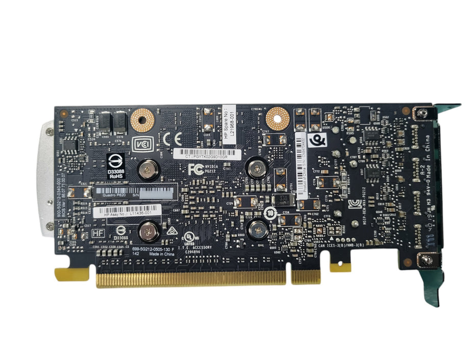 NVIDIA Quadro P620 2GB GDDR5 4x Mini DisplayPort Graphics Card