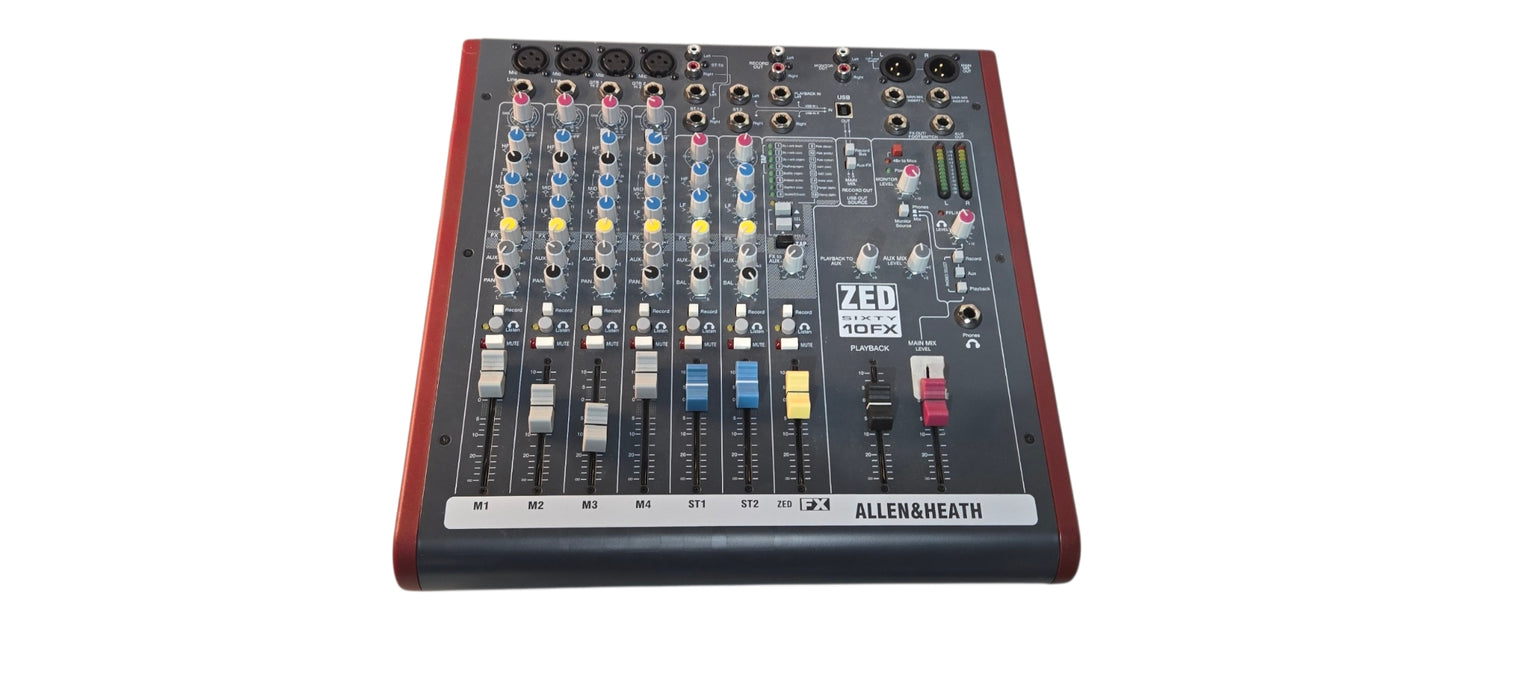Allen & Heath ZED-10FX 10-Channel Analog Mixer AS-IS