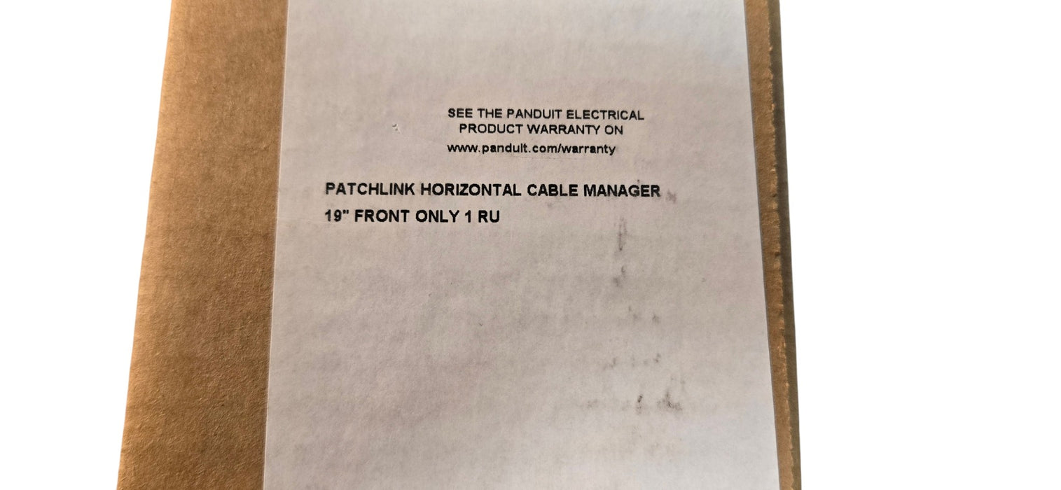Brand New  Panduit WMPFSE PatchLink  Horizontal Cable Manager