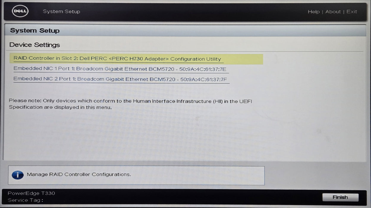 Dell PowerEdge T330 - Xeon E3-1230 v5 3.40GHz 32GB RAM PERC H730 No HDD