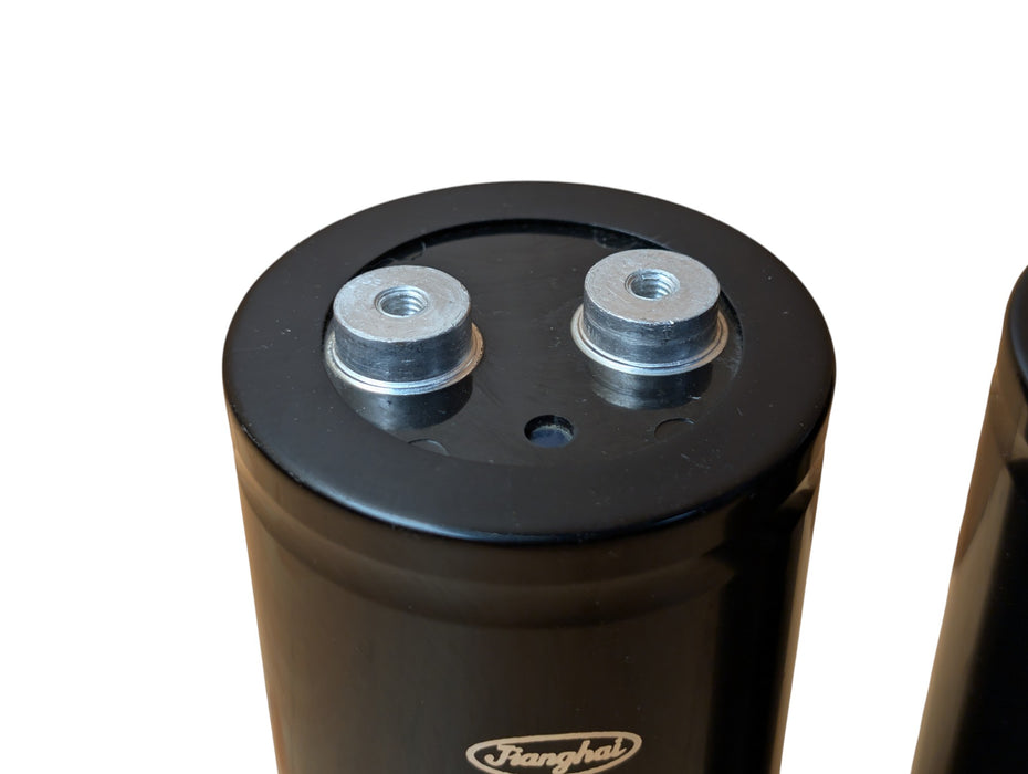 Jianghai CD138 400V 6300uF 85C Screw Terminal Capacitors (Pair)