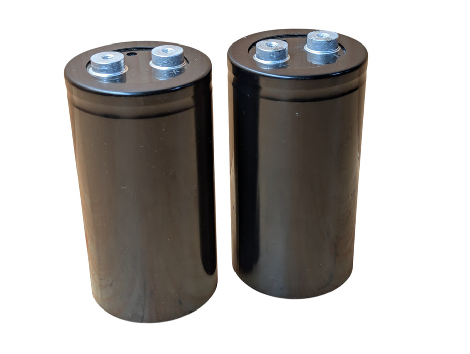 Jianghai CD138 400V 6300uF 85C Screw Terminal Capacitors (Pair)