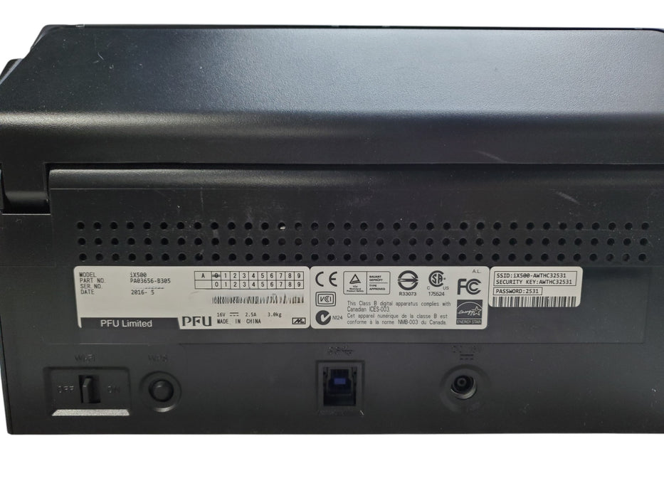 Fujitsu ScanSnap iX500 Document Scanner PA03656-B305
