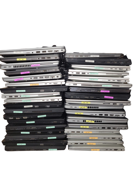 Lot 35x B-Grade DELL/HP/Lenovo 10-12 Gen Laptops (ABL-04)