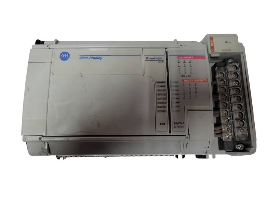 Allen Bradley 1764-24BWA Ser B 1764-LSP C FRN 7 MicroLogix 1500 Controller Base