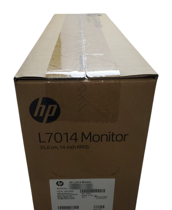 HP L7014 Monitor - 14" RPOS Display T6N31AA#ABA