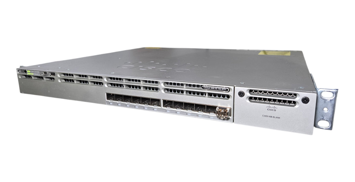 Cisco Catalyst 3850-12XS - 12-Port 10G SFP+ Switch 1x PWR-C1-350WAC
