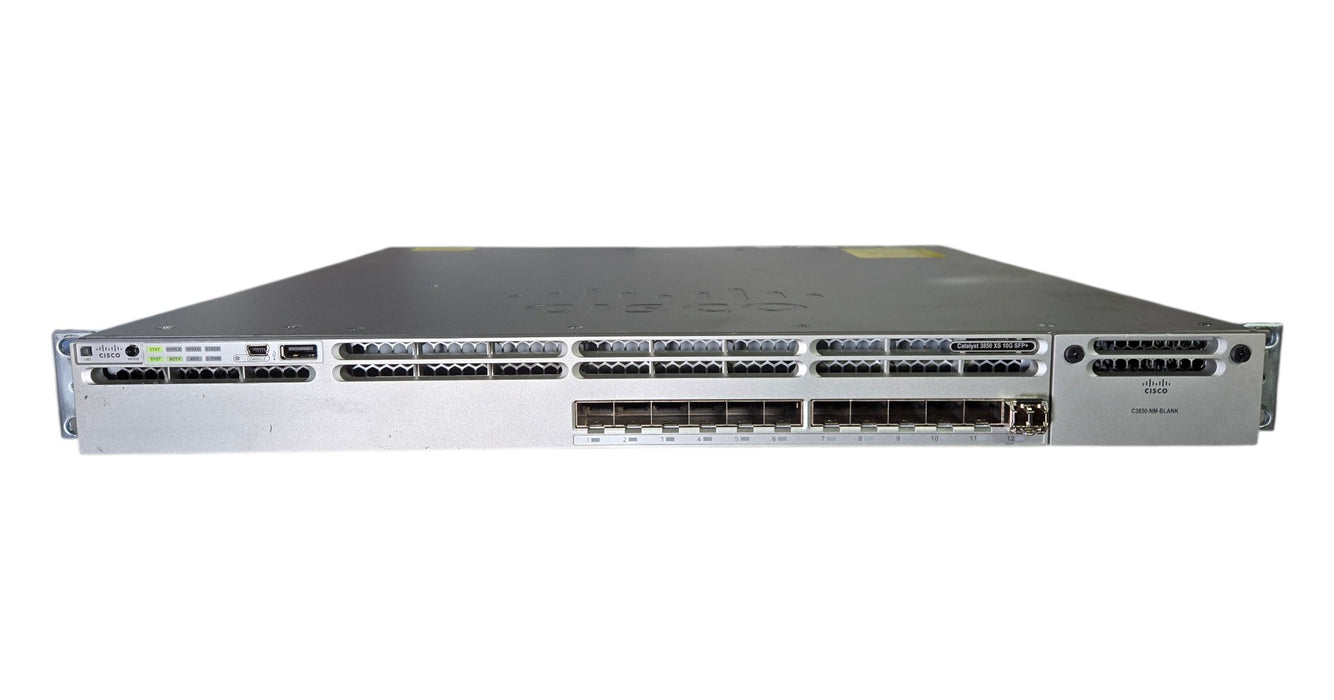Cisco Catalyst 3850-12XS - 12-Port 10G SFP+ Switch 1x PWR-C1-350WAC