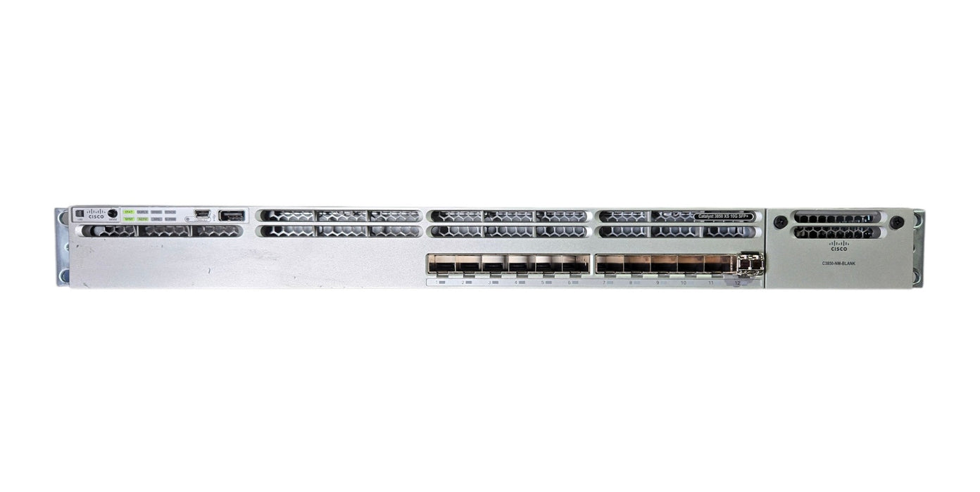 Cisco Catalyst 3850-12XS - 12-Port 10G SFP+ Switch 1x PWR-C1-350WAC