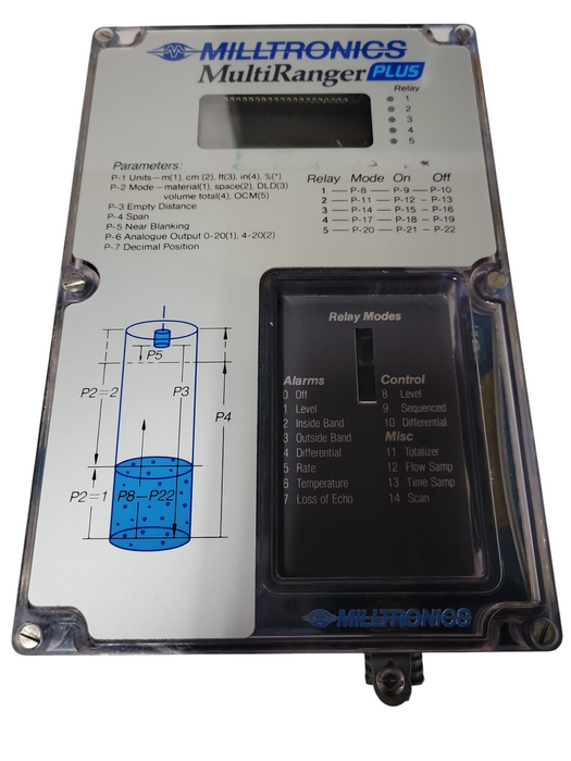 Milltronics MultiRanger Plus Level Monitor Controller Enclosure Box