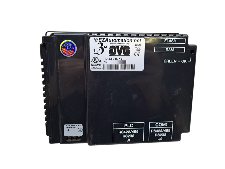 EZAutomation EZ-T6C-FS - 6" Touchscreen HMI Panel RS232 RS422/485
