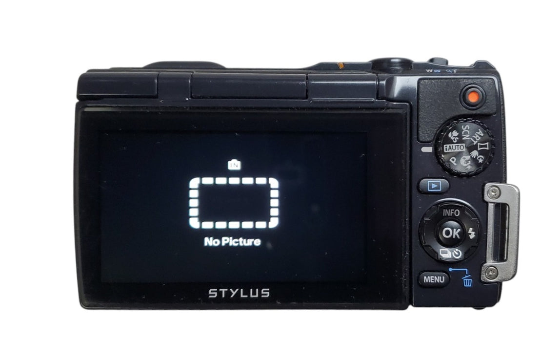Olympus Stylus Tough TG-850 16MP Waterproof Digital Camera w/ Battery