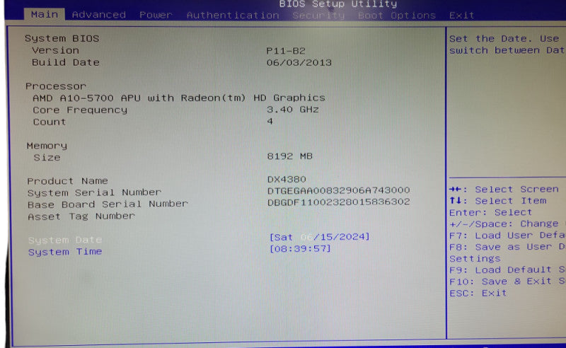 New Open-Box Gateway DX4380-EB35 Tower PC AMD A10-5700 APU 8GB RAM 1TB HDD _