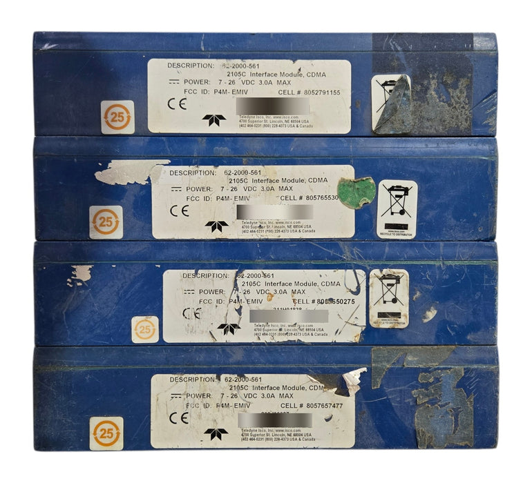 Teledyne Isco 2105C Interface Module CDMA Lot of 4 (READ)