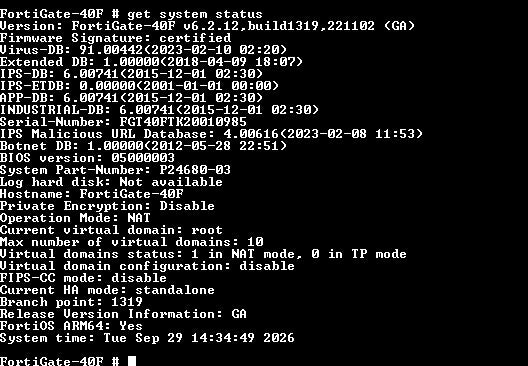 Fortinet FortiGate 40F FG-40F Hardware Firewall Appliance Claimed