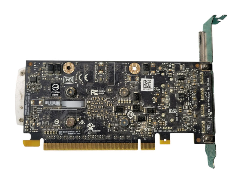 NVIDIA Quadro P1000 - 4GB GDDR5 4x Mini-DisplayPort Low Profile GPU (READ)