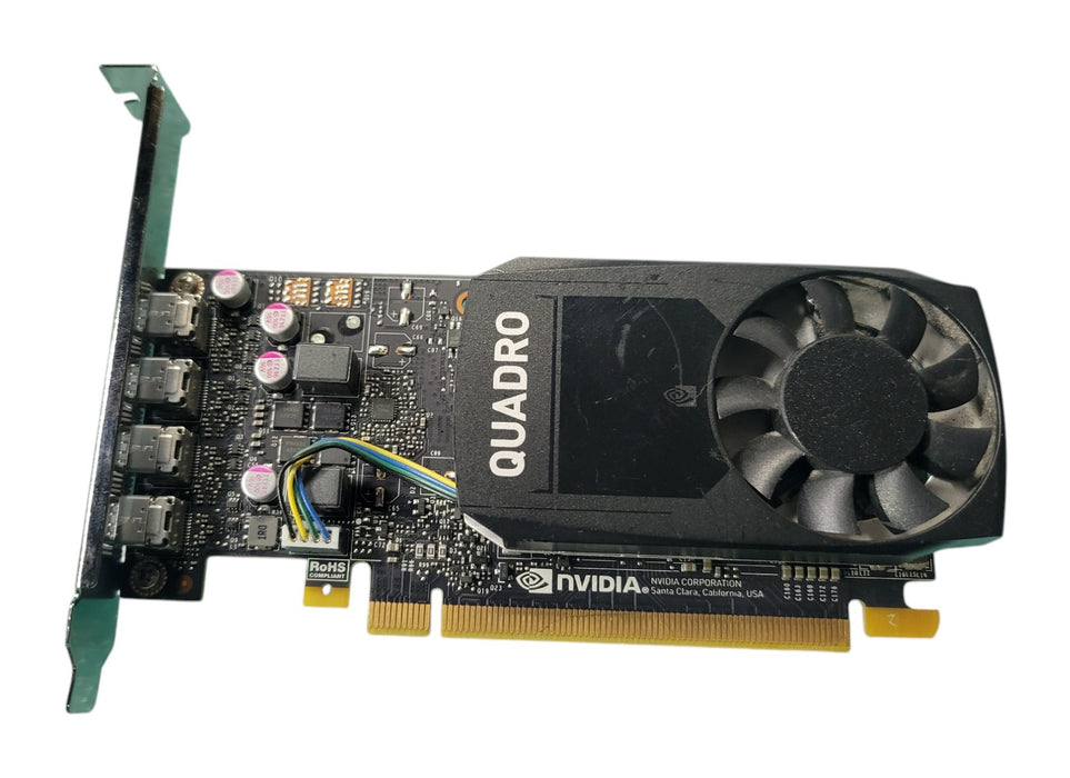 NVIDIA Quadro P1000 - 4GB GDDR5 4x Mini-DisplayPort Low Profile GPU (READ)