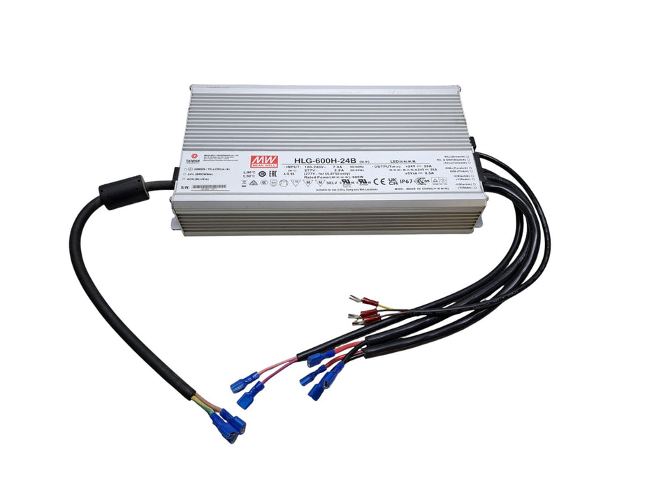 Mean Well HLG-600H-24B - 600W 24V 25A Switching LED Power Supply IP67