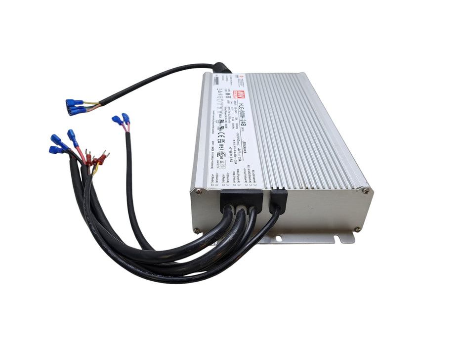 Mean Well HLG-600H-24B - 600W 24V 25A Switching LED Power Supply IP67