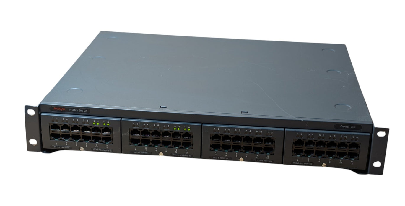 Avaya IP Office 500 V2 - Control Unit IPO IP500V2 700476005 with Modules