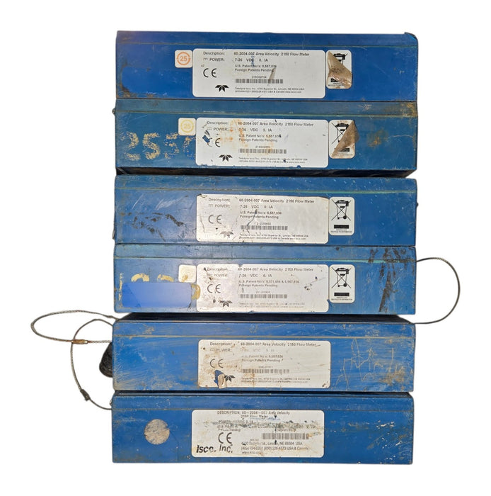 Lot of 6x Teledyne ISCO 2150 Area-Velocity Flow Modules (READ)