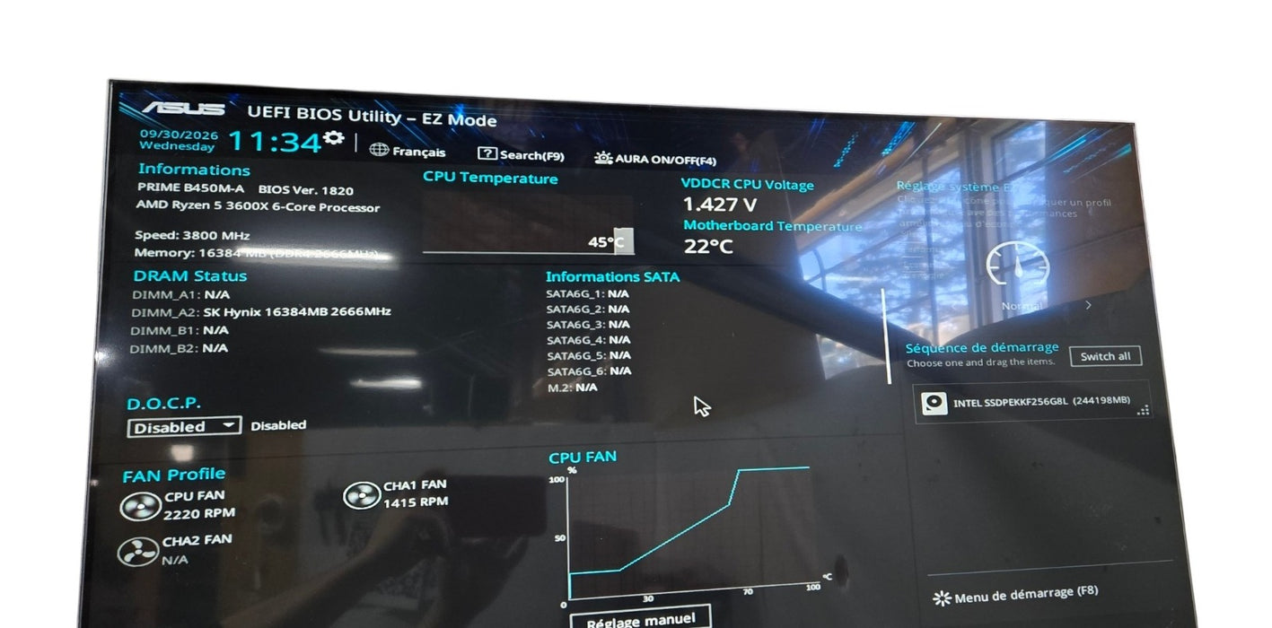 Custom PC PRIME B450M-A Ryzen 5 3600X CPU | 16GB DDR4 | 256GB NVMe|GT 710 GPU