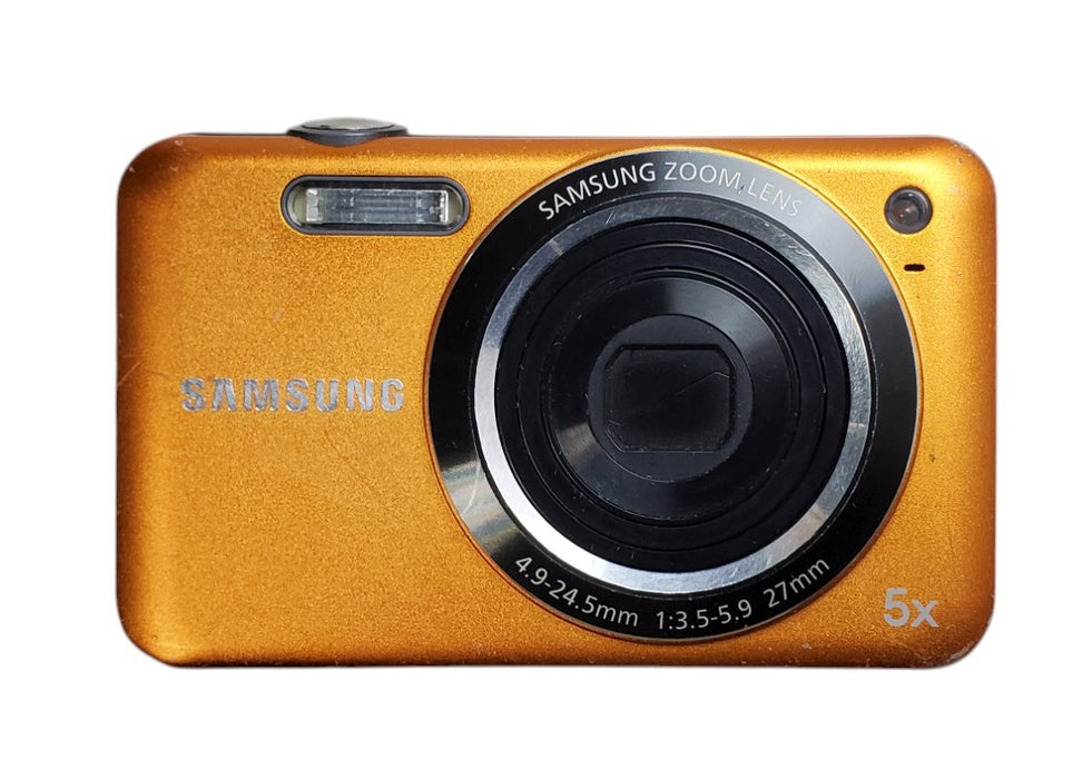 Samsung ES73 12.2MP Digital Camera Orange w/ Battery