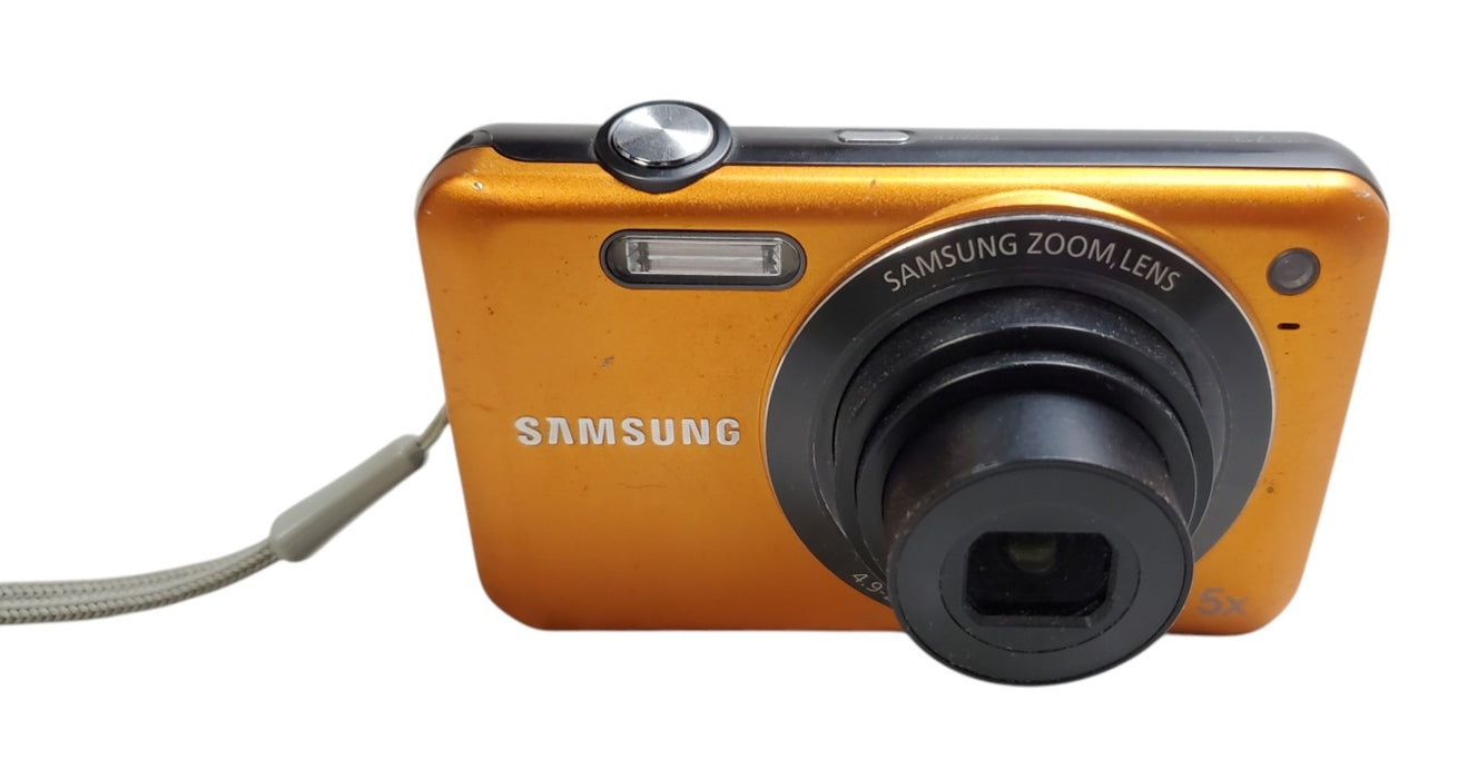 Samsung ES73 12.2MP Digital Camera Orange w/ Battery
