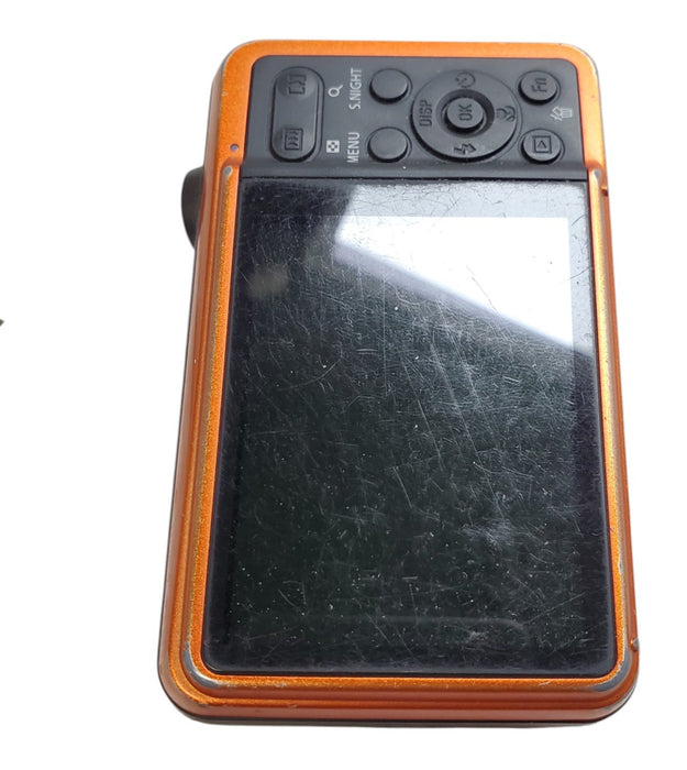 Samsung ES73 12.2MP Digital Camera Orange w/ Battery