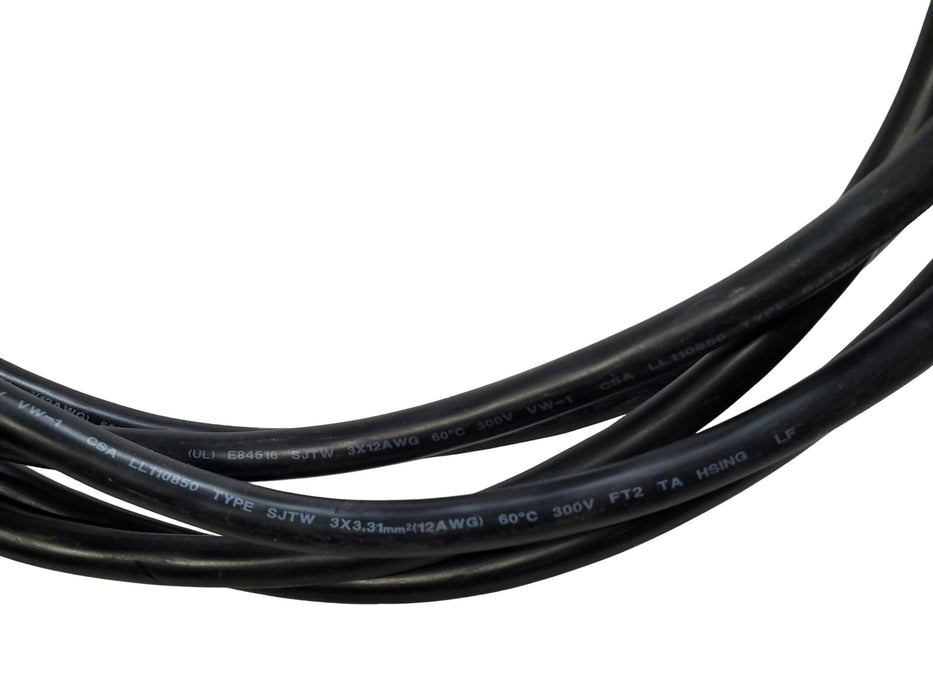 Lot 4x 3x12AWG Hsing NEMA L5-20P to IEC C19 Power Cable 12AWG SJTW