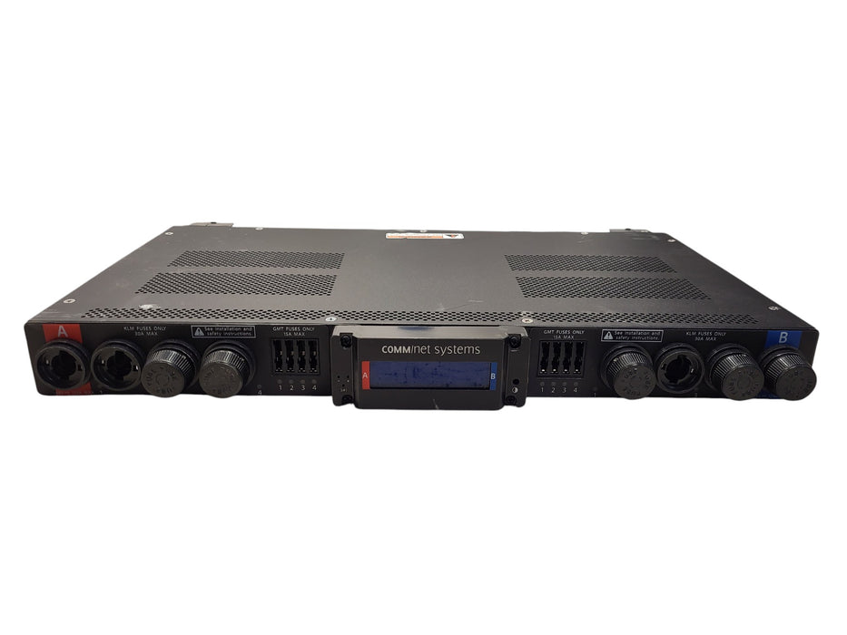 comm/net systems KLM 125 Fuse Panel 016-1849-10 r01 - -48V 125A Dual Input