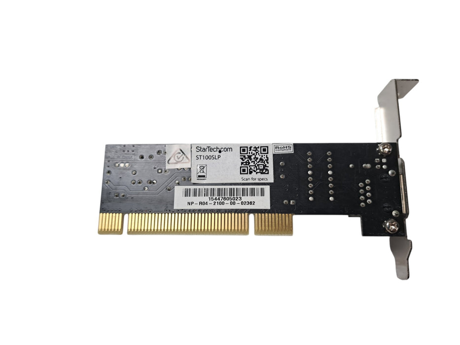 StarTech ST100SLP - 1-Port Fast Ethernet PCI Network Adapter Card