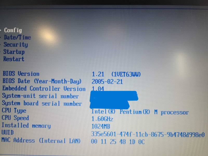 Retro IBM ThinkPad R51 | Pentium M | 1GB DDR| NO HDD  Î² BudLap