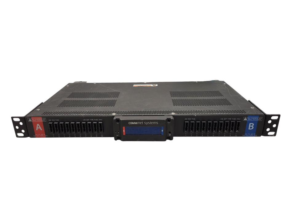 COMM/net systems 016-1877-10 GMT 125 Dual Input Fuse Panel PDU