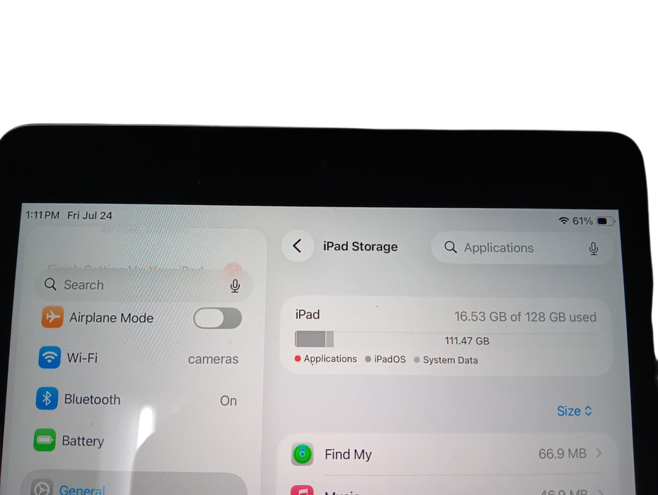 Apple iPad 8th Gen - 128GB - Space Gray [A2429]