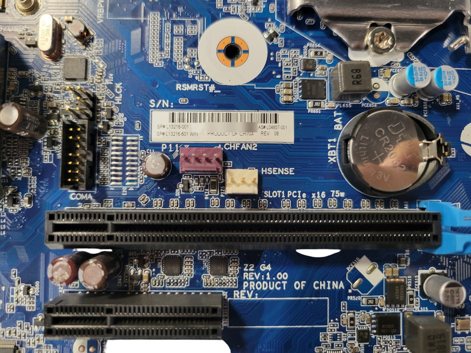 HP Z2 G4 Motherboard L13216-001 w/ Intel Xeon E-2174G 3.80GHz CPU