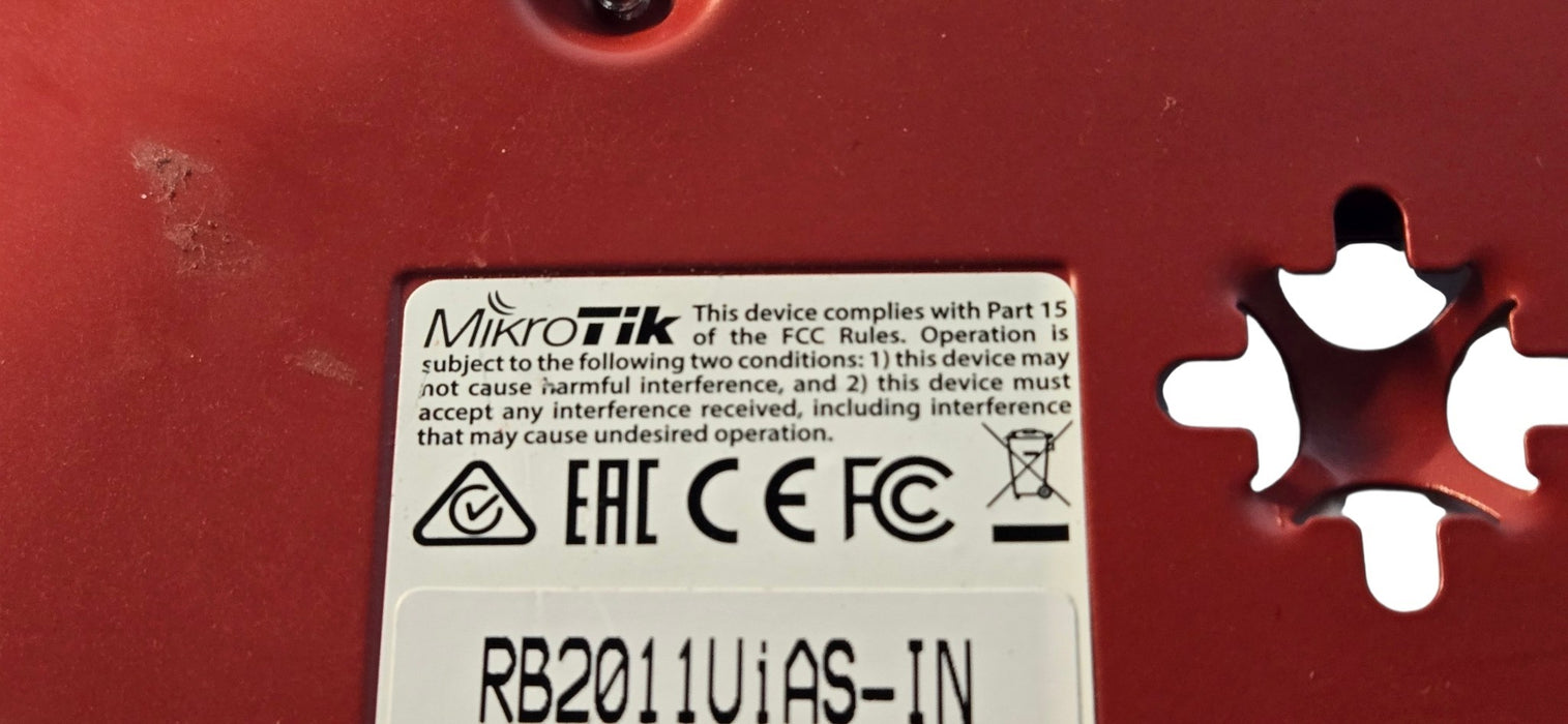 MikroTik RouterBOARD RB2011UiAS-IN - 10-Port Router with LCD & SFP