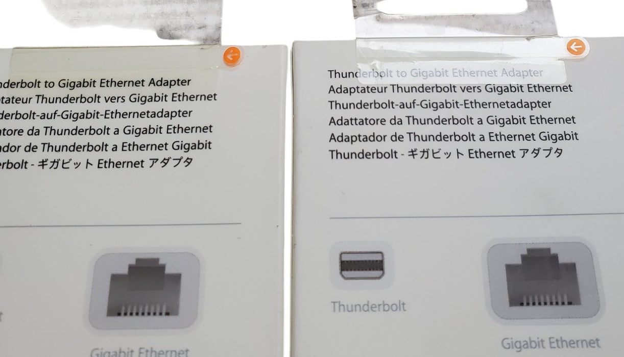 Lot 2x Apple Thunderbolt to Gigabit Ethernet Adapter - A1433
