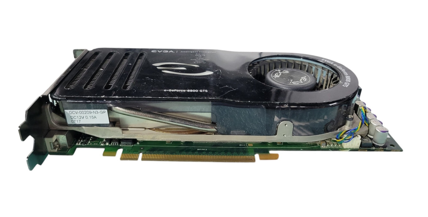 EVGA e-GeForce 8800 GTS 640MB PCIe Graphics Card 640-P2-N821-BR (READ)