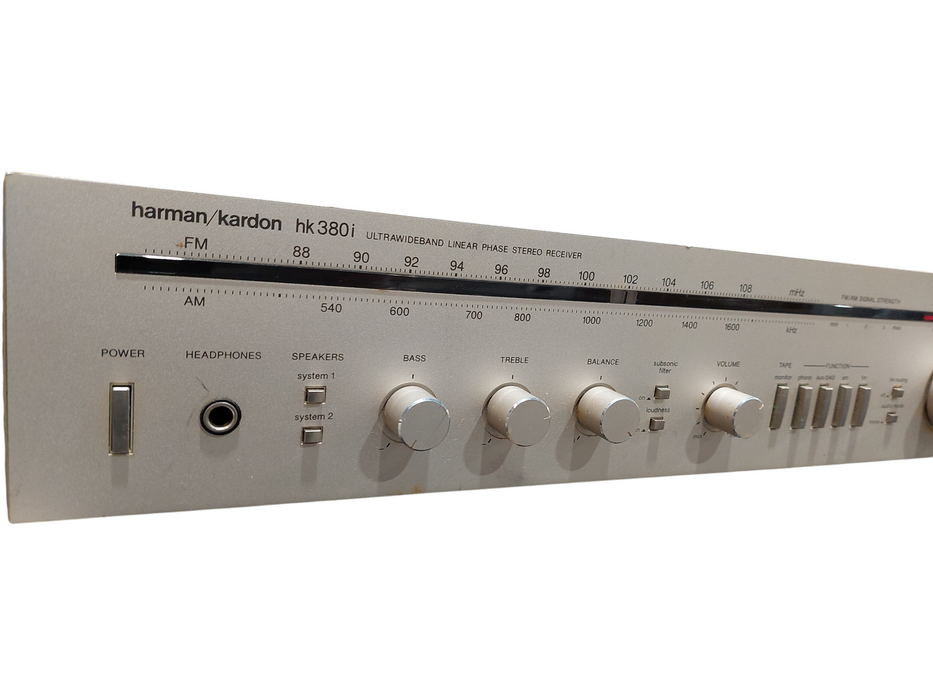 Vintage Harmon Kardon hk 380i Ultrawideband Linear Phase Stereo Receiver